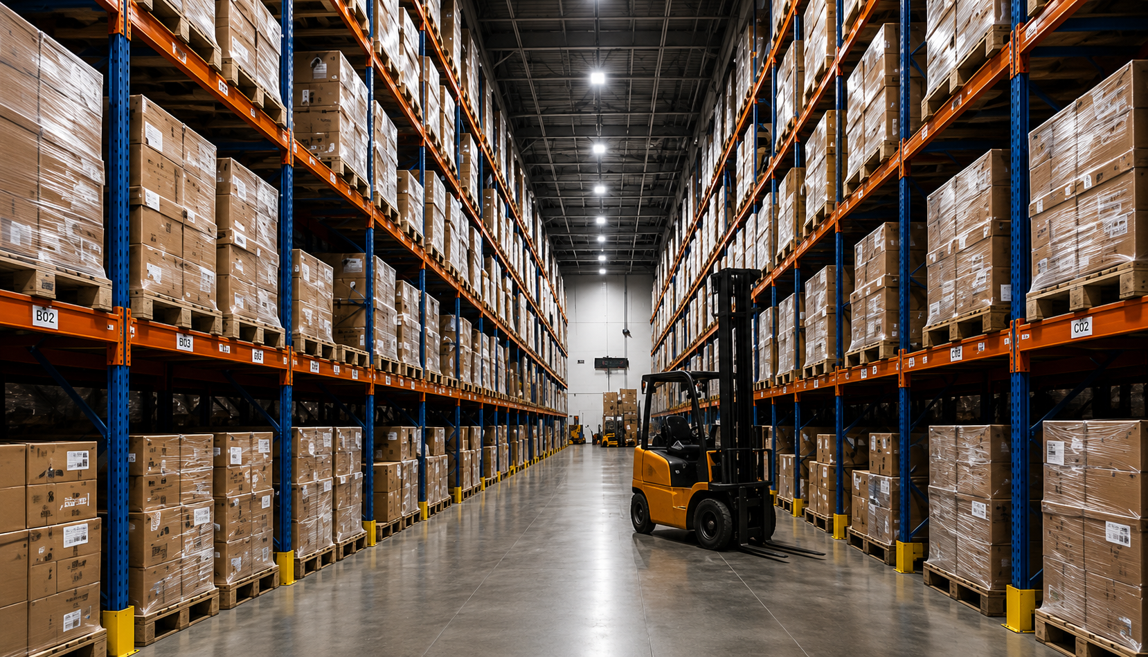 Warehouse and industrial surveillance networking