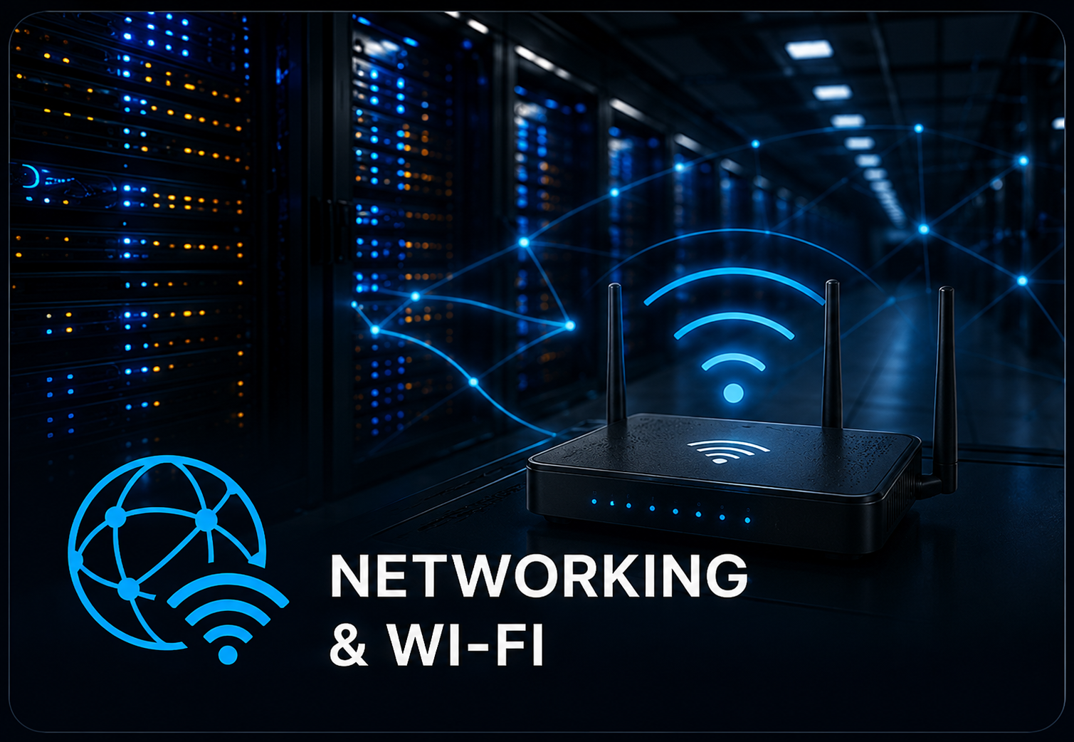 Enterprise networking rack infrastructure