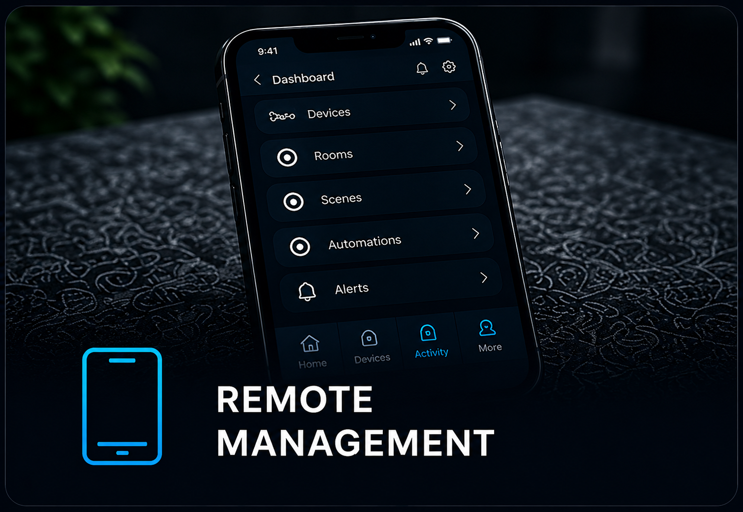 Remote system management dashboard